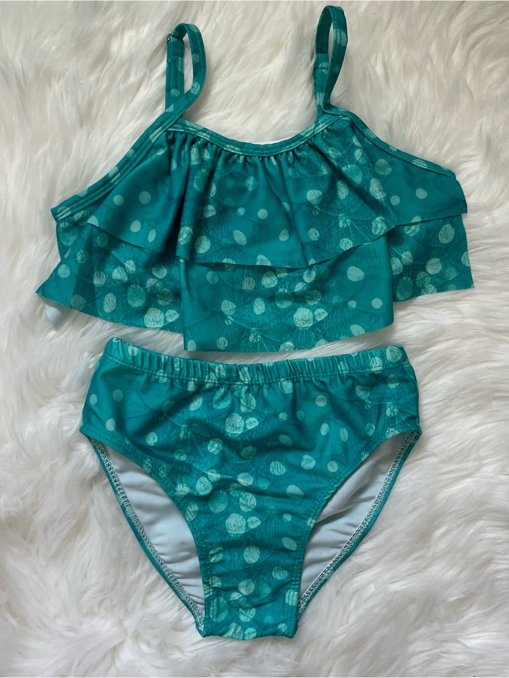 🧜🏼‍♀️ Teal Mermaid Vibes Two-Piece Swim Set